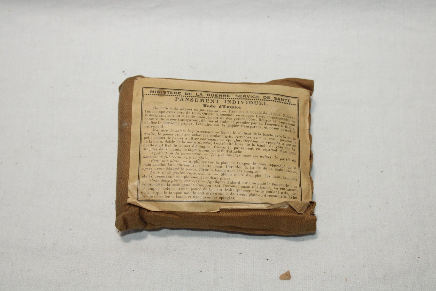 Pansement individuel tissu,14/18